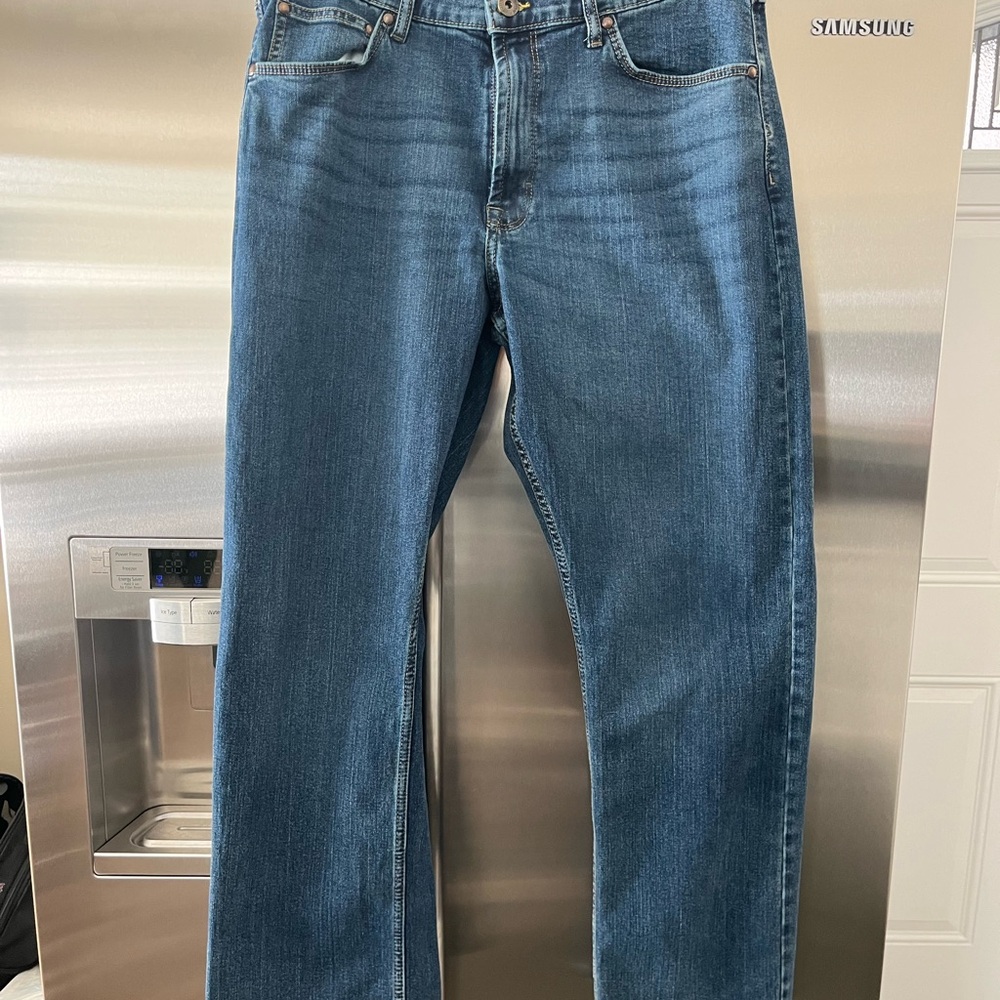 Wrangler Men’s Boot Cut Jeans - Classic Blue - Picture 3 of 3